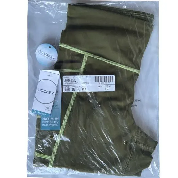 JOCKEY Performance 360 Stretch 9" medium Bike Shorts - Picture 2 of 4